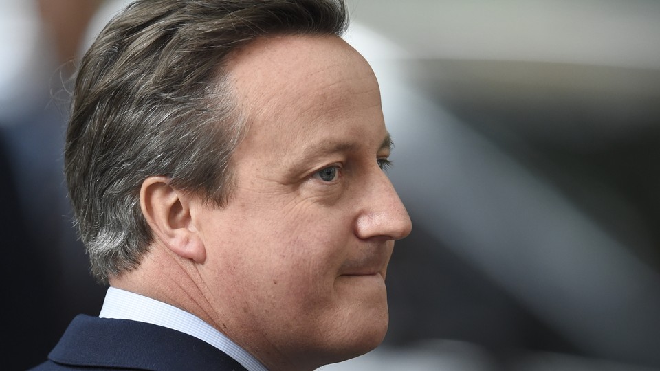 David Cameron purses his lips