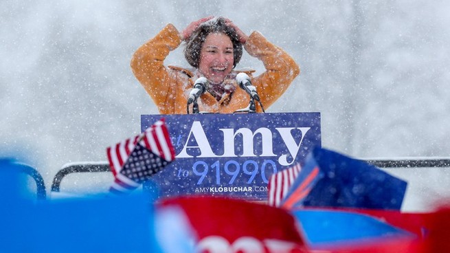 Amy Klobuchar's wintry 2020 announcement, and what presidential announcements reveal about the candidates