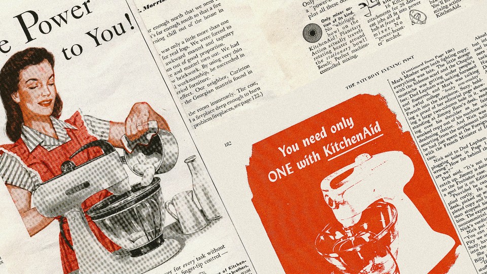 Composite of old KitchenAid ads