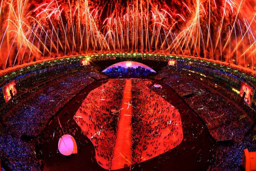 Photos Of The Rio 2016 Olympics Opening Ceremony The Atlantic 