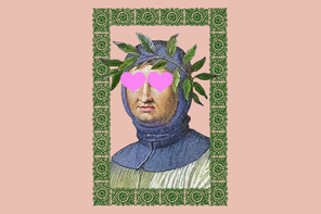 Petrarch with heart eyes