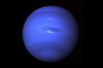 An image of Neptune in all its glorious blue, captured by NASA's Voyager 2 spacecraft in 1989