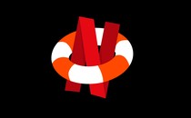 The Netflix logo in a life buoy
