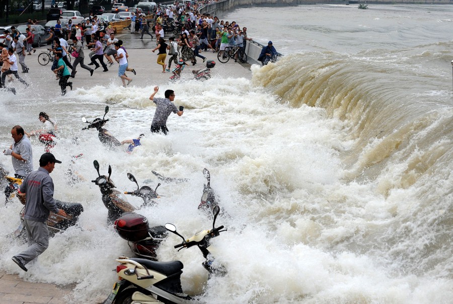 The Bore Tides of the Qiantang River The Atlantic