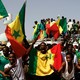 People celebrating the Senegal soccer team's victory