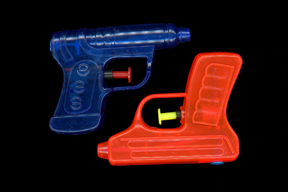 photo of toy squirt guns