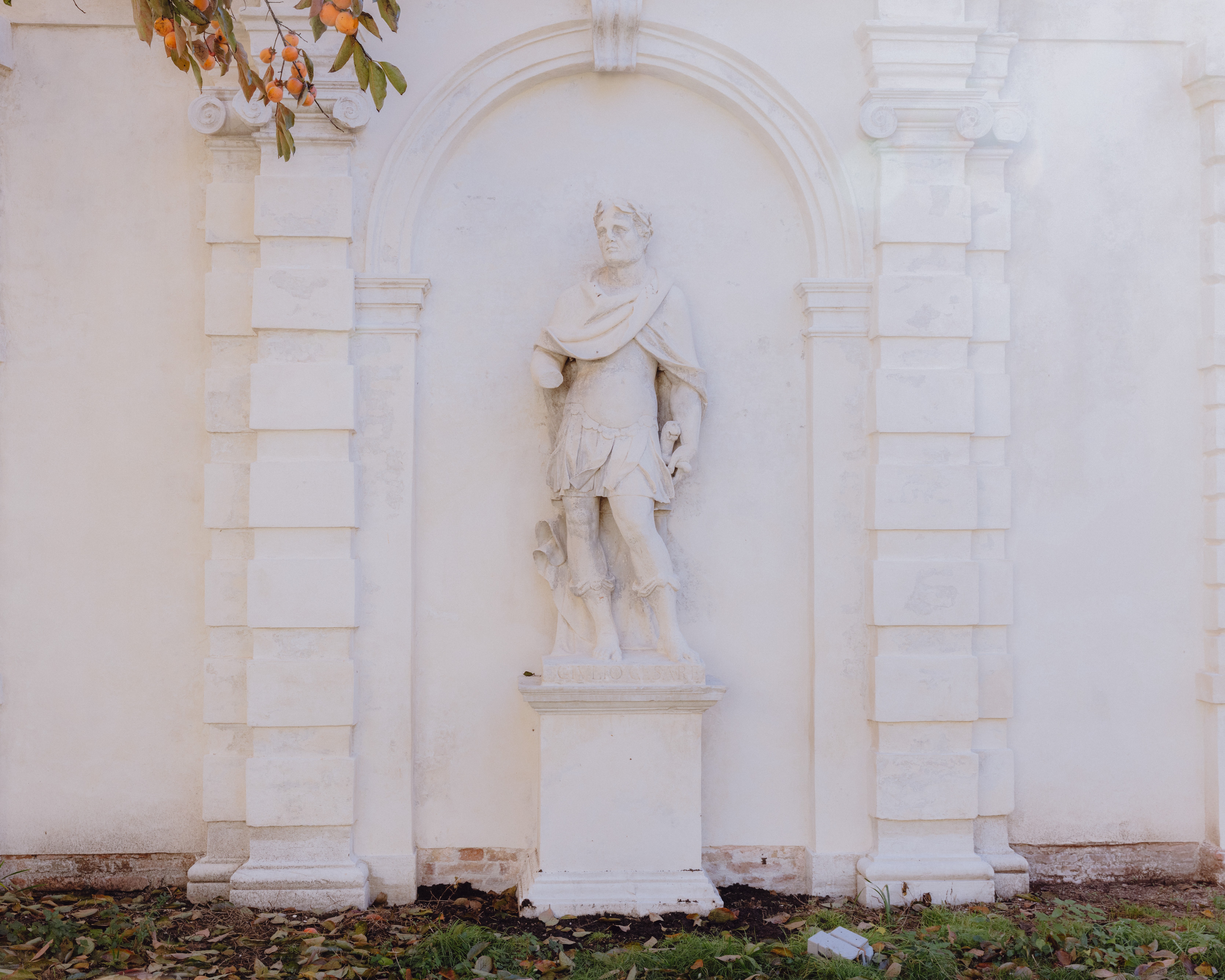 One of many statues lining the garden of the Palazzo Soranzo Cappello