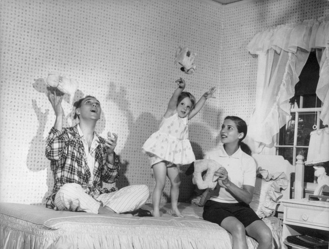 Ruth Bader Ginsburg, her husband Martin and their daughter Jane in 1958.