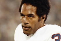 A photo of O. J. Simpson during his football career