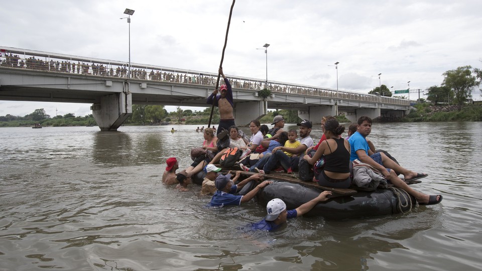 Trump Has No Easy Way to Halt Latin American Caravan The Atlantic