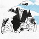 vintage illustration of a mother father and baby that is eroding away