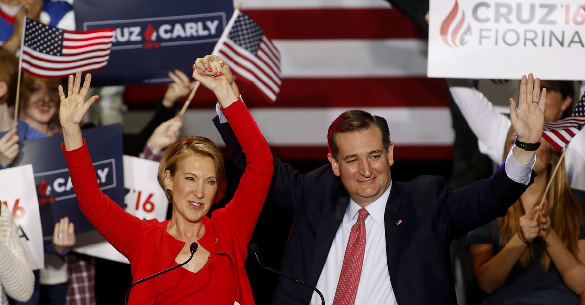 Carly Fiorina Is Ted Cruz's Vice-presidential Pick - The Atlantic