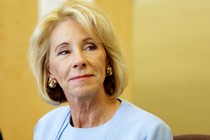 Betsy DeVos looks skeptical