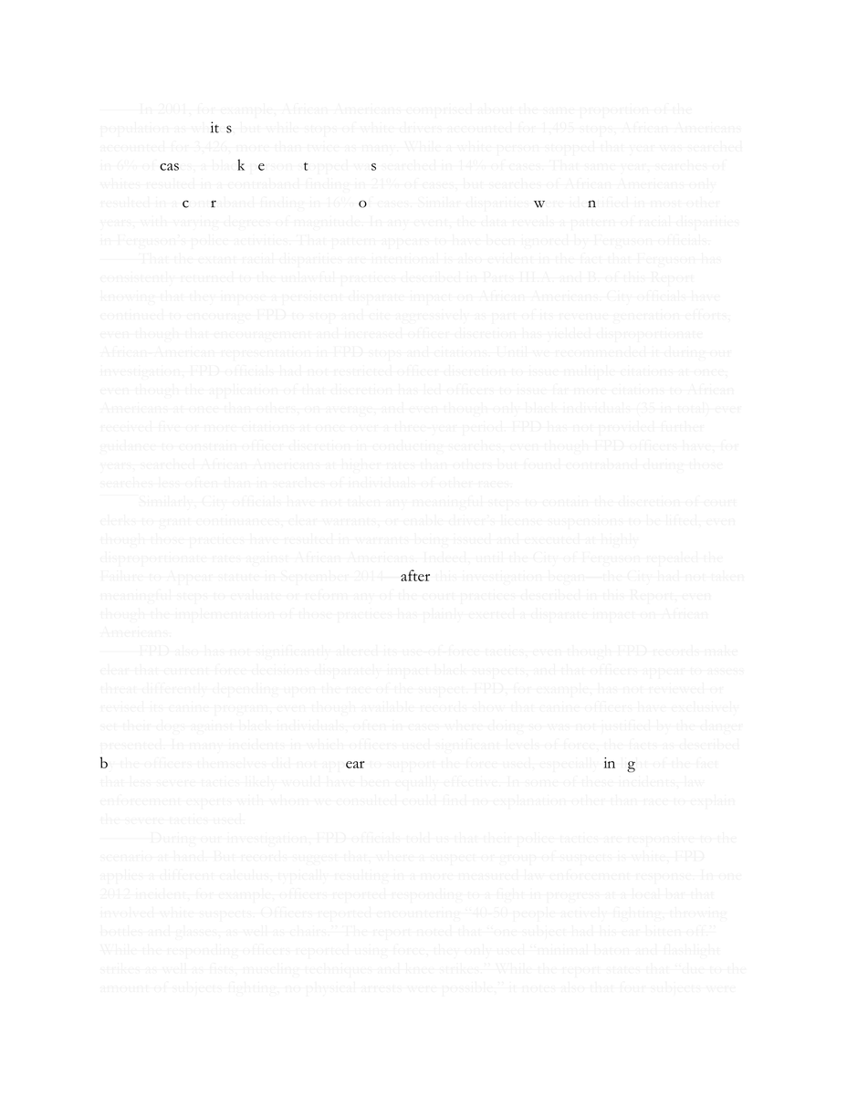 redacted Ferguson Report