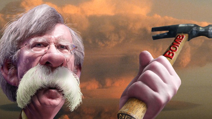 John Bolton vows not to shave moustache