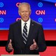 Former Vice President Joe Biden speaking at the second Democratic debate.