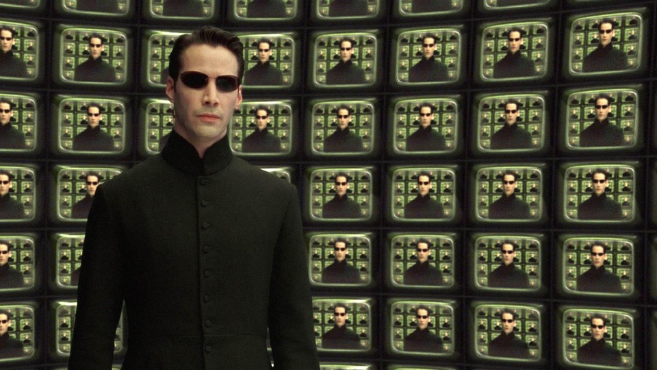 Keanu Reeves in 'The Matrix Reloaded'