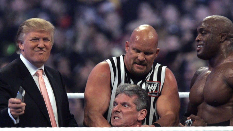 Trump wrestling new arrivals