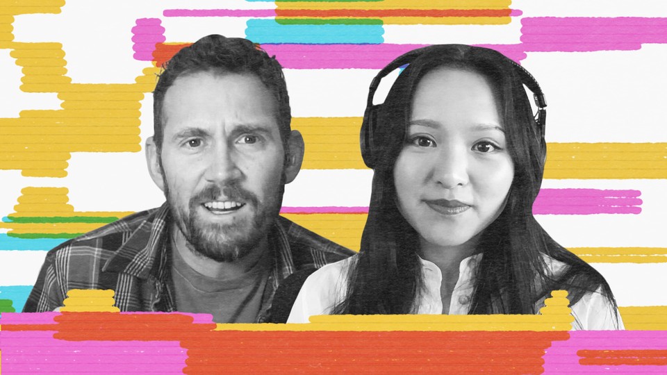 Image of Charlie Warzel side-by-side with Jasmine Sun