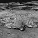 A view of Jezero crater on Mars