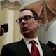 U.S. Treasury Secretary Steve Mnuchin speaks to Capitol Hill reporters