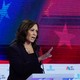 Kamala Harris at the presidential-primary debates