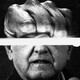 A photomontage of a clenched fist imposed over the face of Andrés Manuel López Obrador