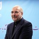 Iranian Parliament Speaker Mohammad Baqer Qalibaf during his visit on June 3, 2024, to the Iranian Interior Ministry for his application process for the presidential elections, which will take place on June 28, in Tehran, Iran