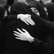 A photo of mourning Iranian women
