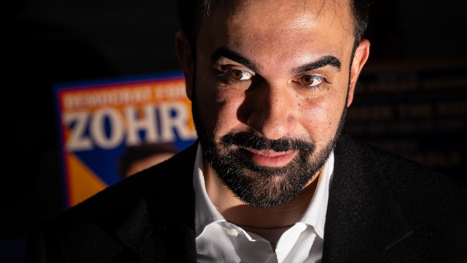 A headshot of Zohran Mamdani