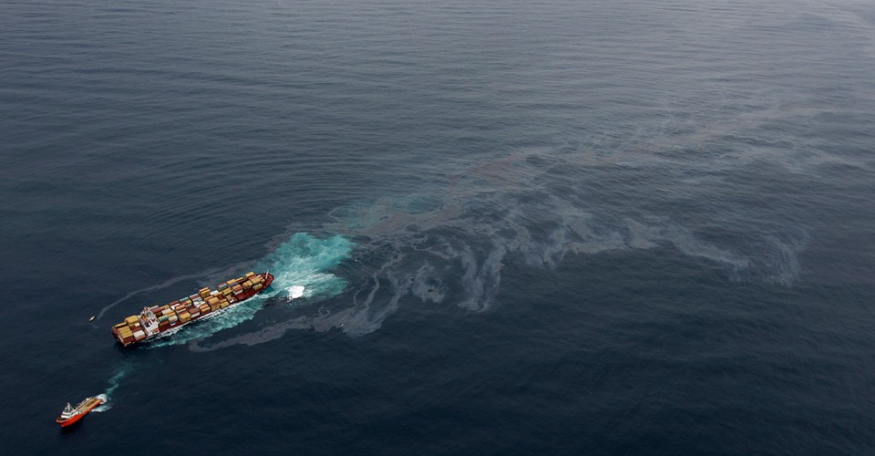 Oil Spill Disaster on New Zealand Shoreline The Atlantic