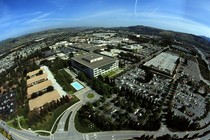 An aerial photograph of Silicon Valley