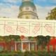 Illustration of a weekly calendar with stamps on Monday through Thursday, in front of the Maryland state building.