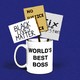 An illustration of a mug reading "World's Best Boss" with "Black Lives Matter," "No Justice, No Peace," and "Fix the System" signs inside it