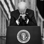 Joe Biden speaking at a press conference
