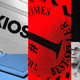 A collage of Axios's logo and some of its founders