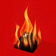 'X' key on fire